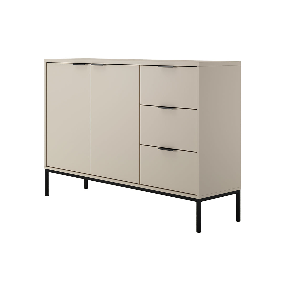 Buffet 2 portes 3 tiroirs Seattle Cachemire - vue 4