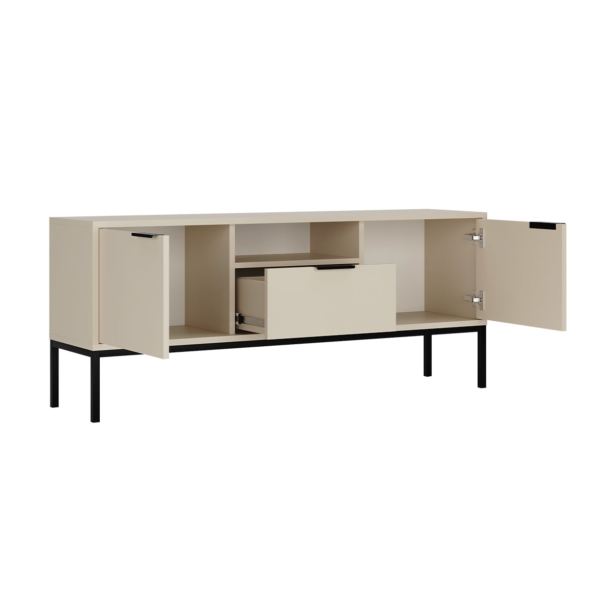 Meuble TV 135 cm Seattle Cachemire - vue 3