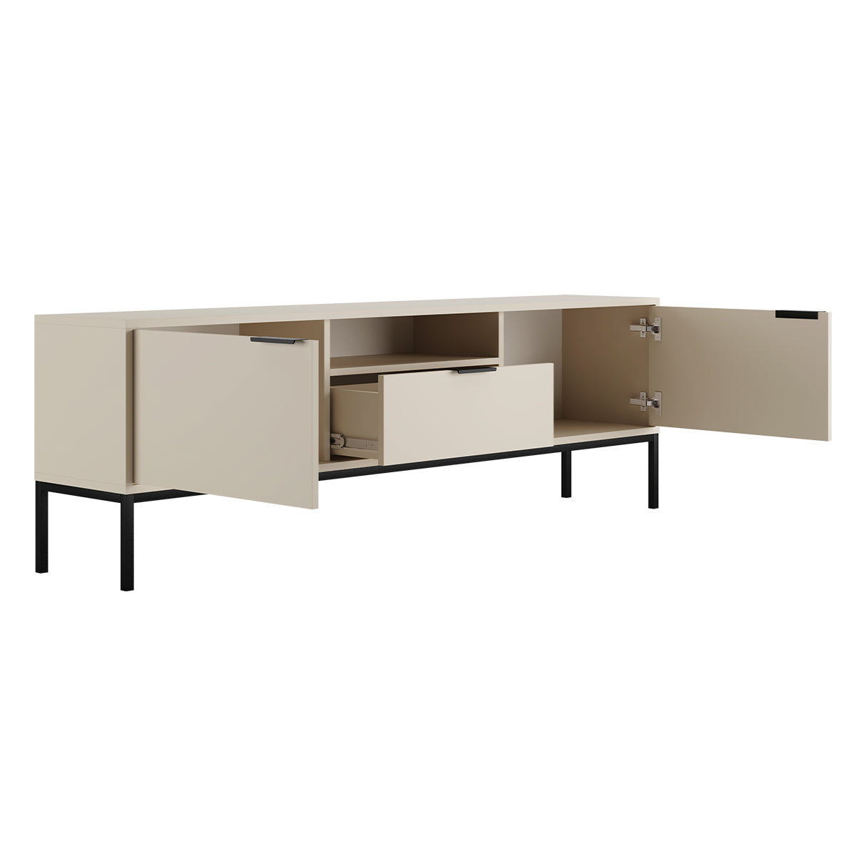 Meuble TV 175 cm Seattle Cachemire - vue 3