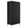 Armoire 2 portes Seattle Noir