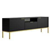 Meuble TV 175 cm Seattle Noir