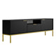 Meuble TV 175 cm Seattle Noir