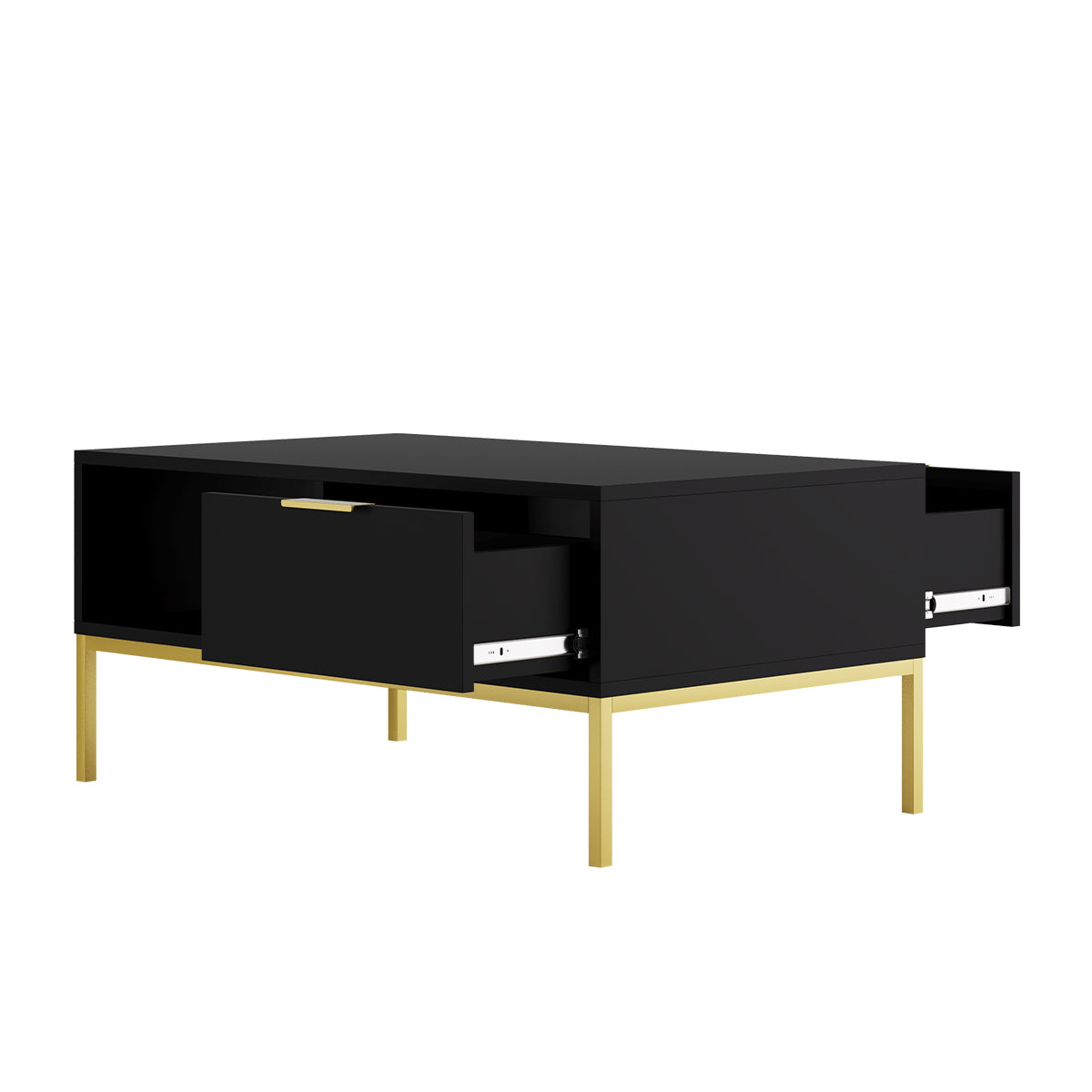 Table basse 100 cm Seattle Noir - vue 3