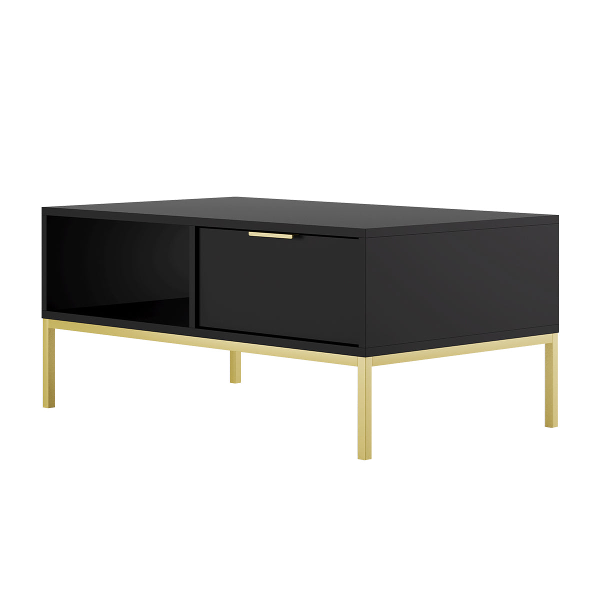 Table basse 100 cm Seattle Noir - vue 4