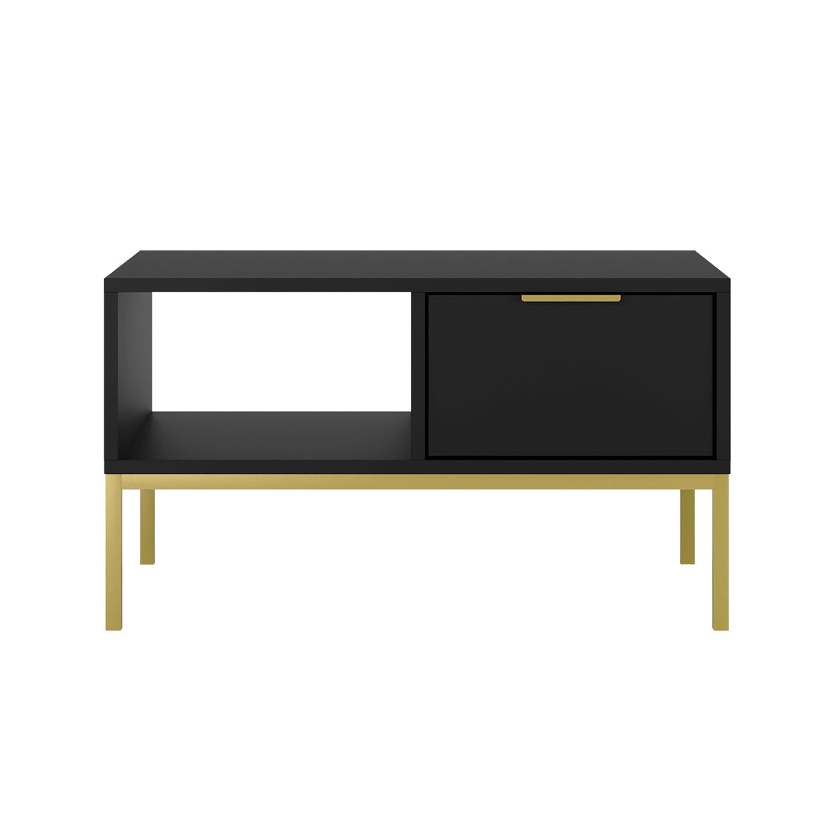 Table basse 80 cm Seattle Noir - vue 2