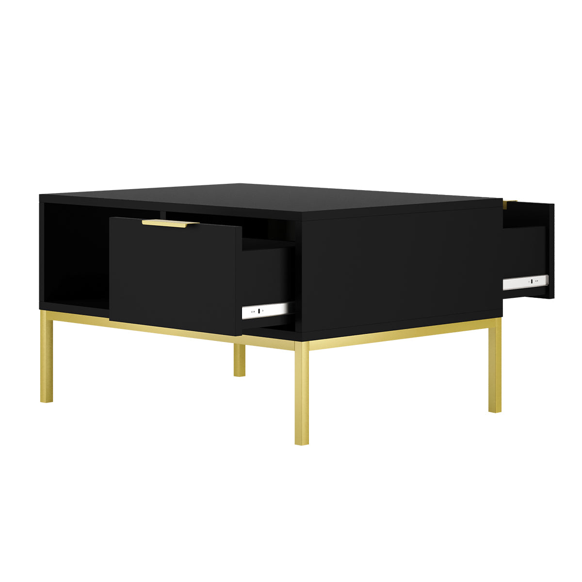 Table basse 80 cm Seattle Noir - vue 3