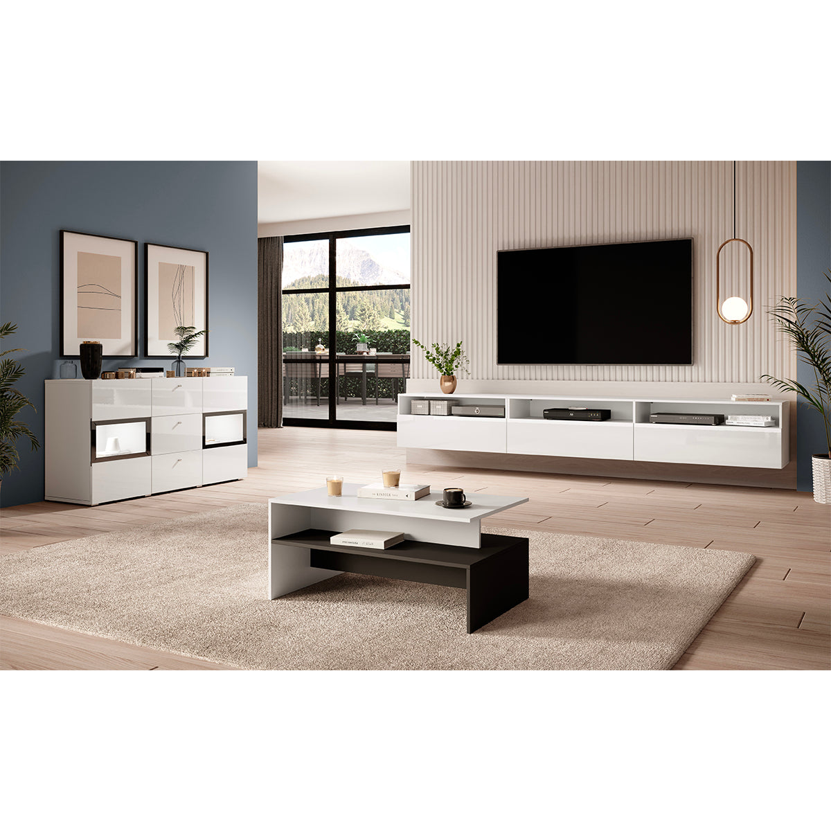 Table basse Sloan Blanc - vue 4