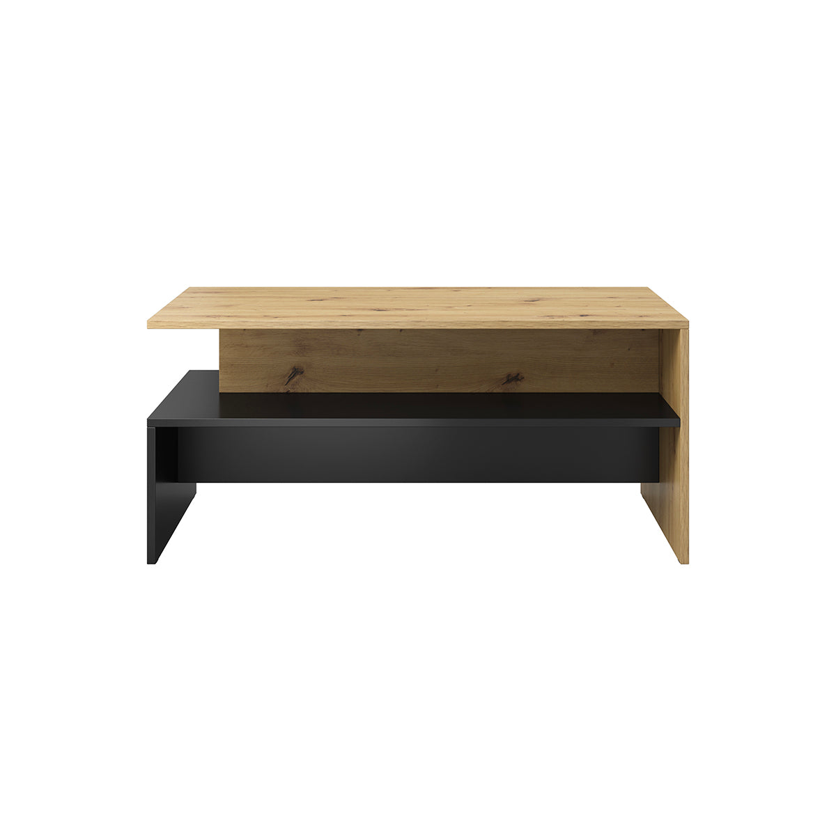 Table basse Sloan Noir et Bois - vue 2