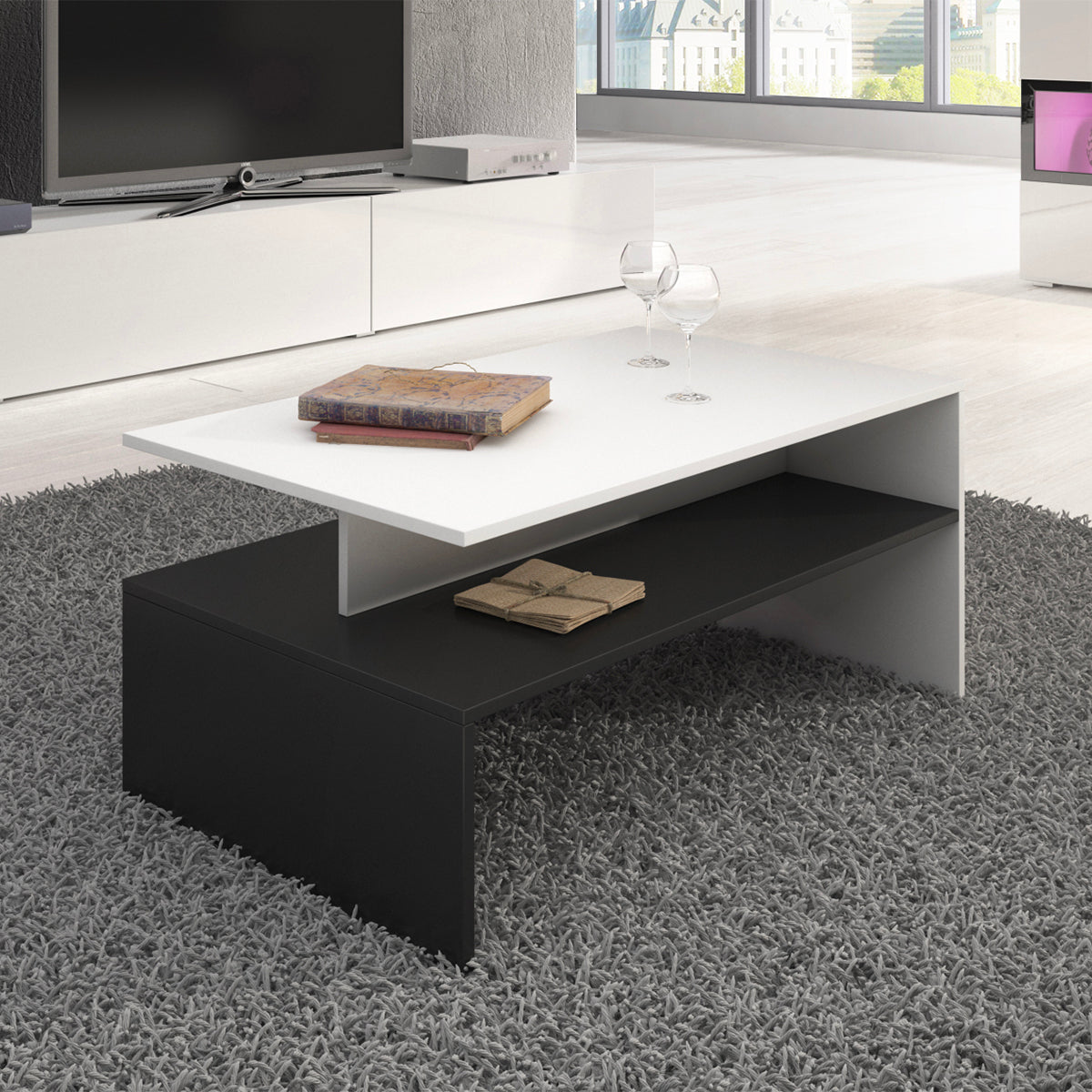 Table basse Sloan Blanc - vue 3