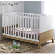 Lit bébé évolutif Bébé Provence Archipel Blanc Chêne