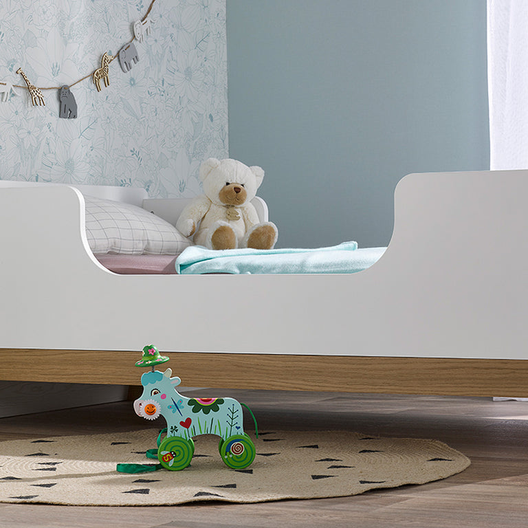 Lit bébé évolutif Bébé Provence Archipel Blanc Chêne - vue 4