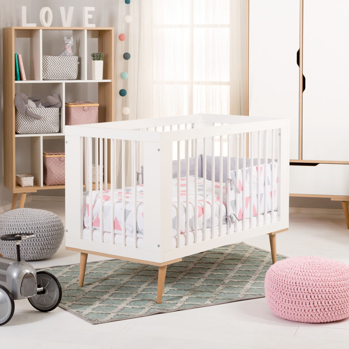 Lit bébé LittleSky by Klups Sofie Blanc - vue 4