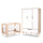 Lit bébé 60x120 et armoire 3 portes LittleSky by Klups Sofie Hêtre et Blanc