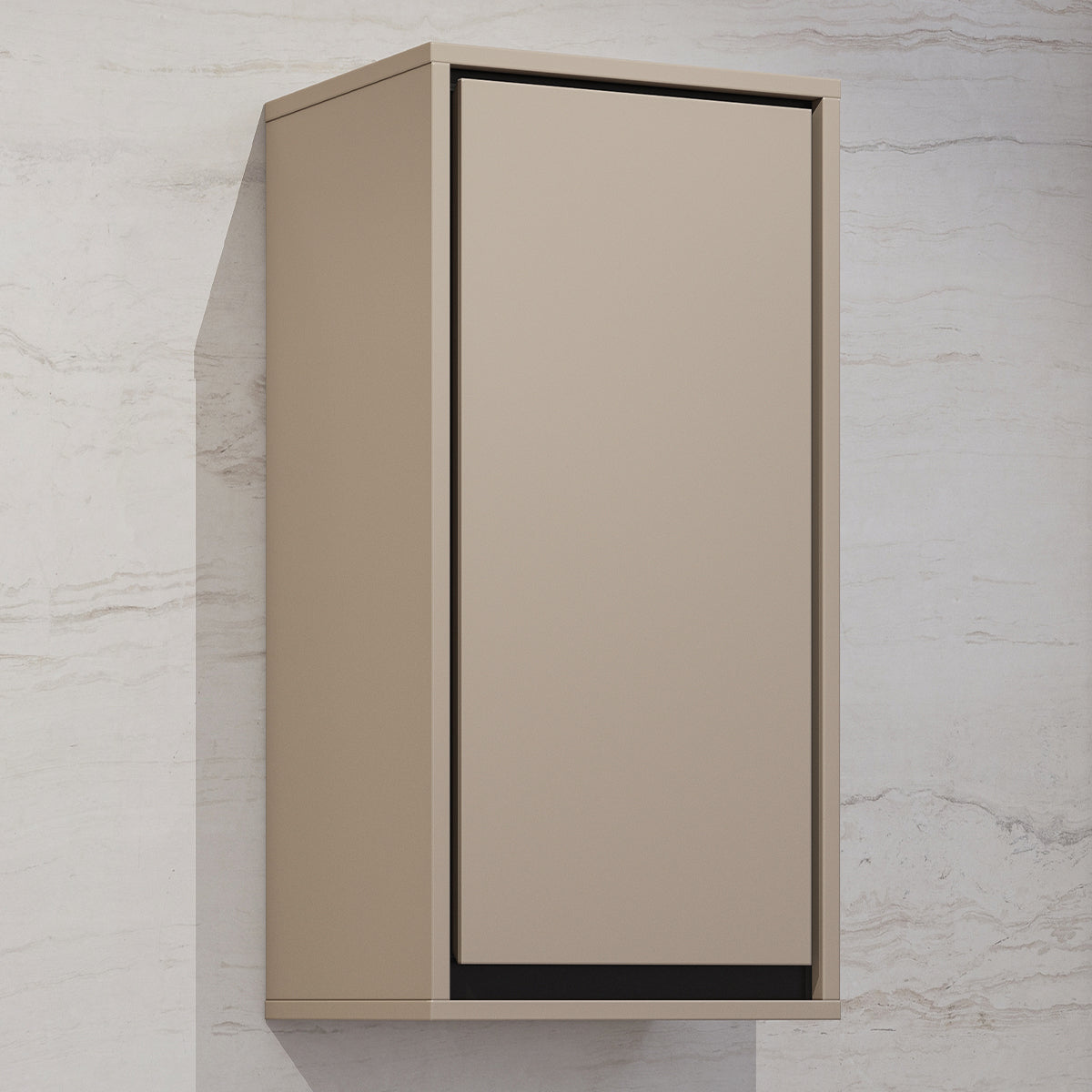 Armoire murale 1 porte Sophéa Taupe - vue 3