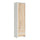Armoire colonne 1 porte 2 tiroirs Soren Blanc et Bois