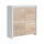 Buffet 4 portes Soren Blanc et Bois
