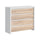 Commode 4 tiroirs Soren Blanc et Bois