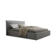 Lit coffre 160x200 sommier inclus Velis Gris
