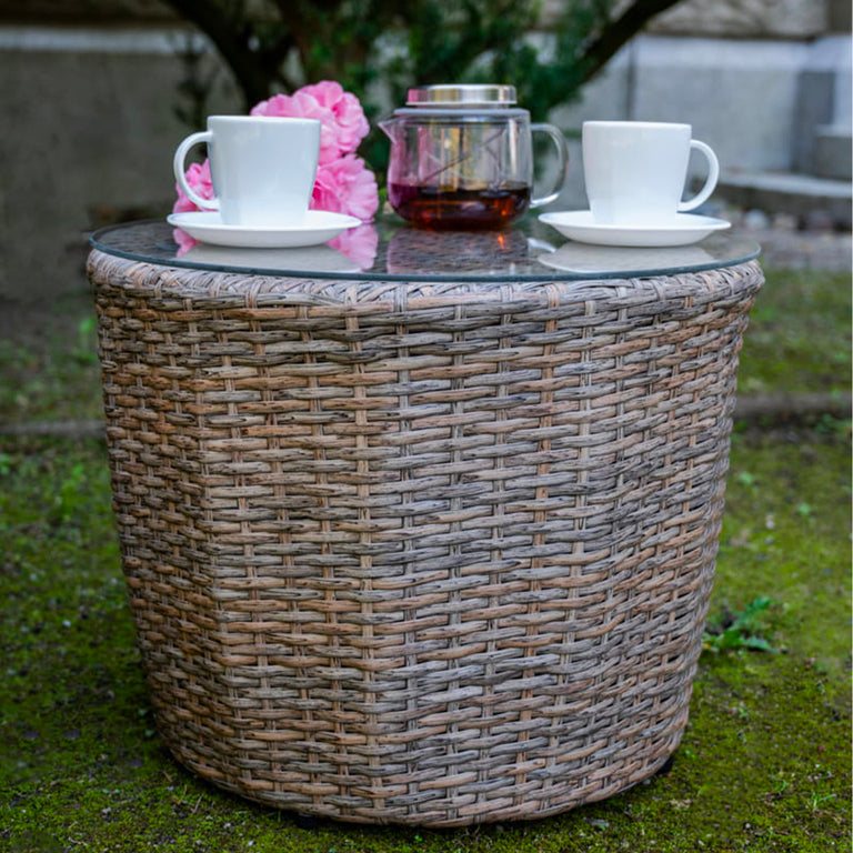 Table basse de jardin Los Angeles Marron - vue 2