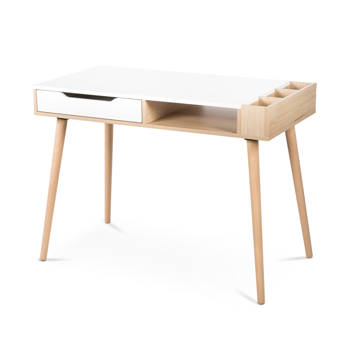 Bureau LittleSky by Klups Sofie Hêtre et Blanc - vue 5