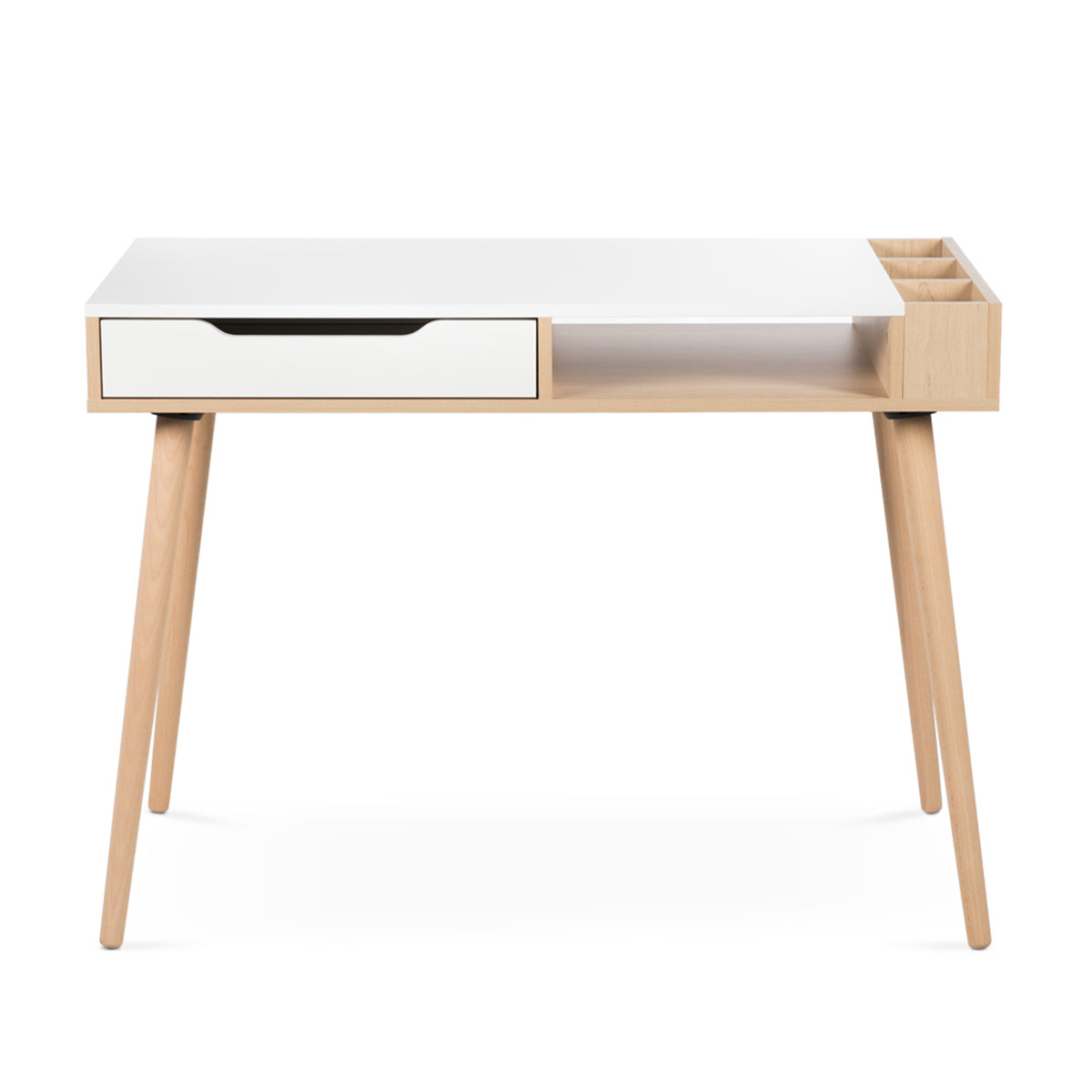 Bureau LittleSky by Klups Sofie Hêtre et Blanc - vue 2