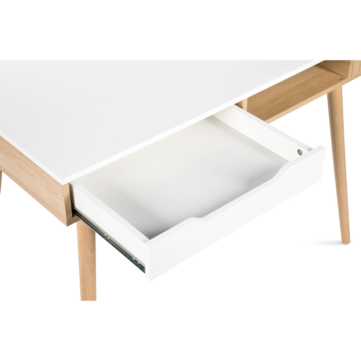 Bureau LittleSky by Klups Sofie Hêtre et Blanc - vue 3