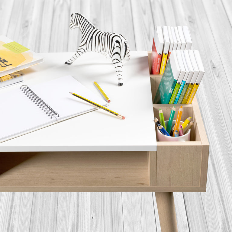 Bureau LittleSky by Klups Sofie Hêtre et Blanc - vue 6