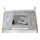 Lit tipi 90x200 sommier housse et tiroir inclus Vipack - Blanc