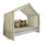 Ciel de lit en mousseline pour 90x200 Ecru