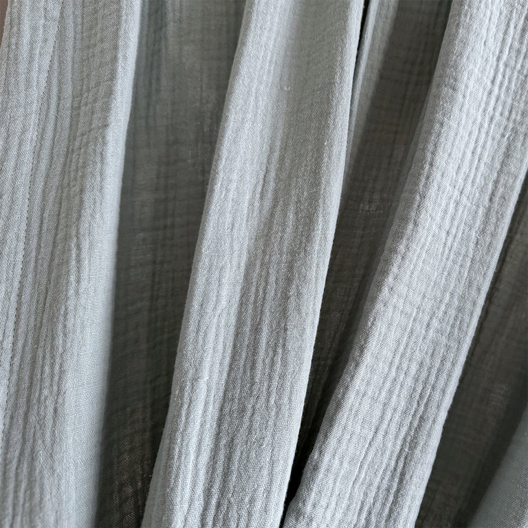 Ciel de lit en mousseline double pour 90x200 Gris - vue 4
