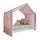 Ciel de lit en mousseline pour 90x200 Rose clair