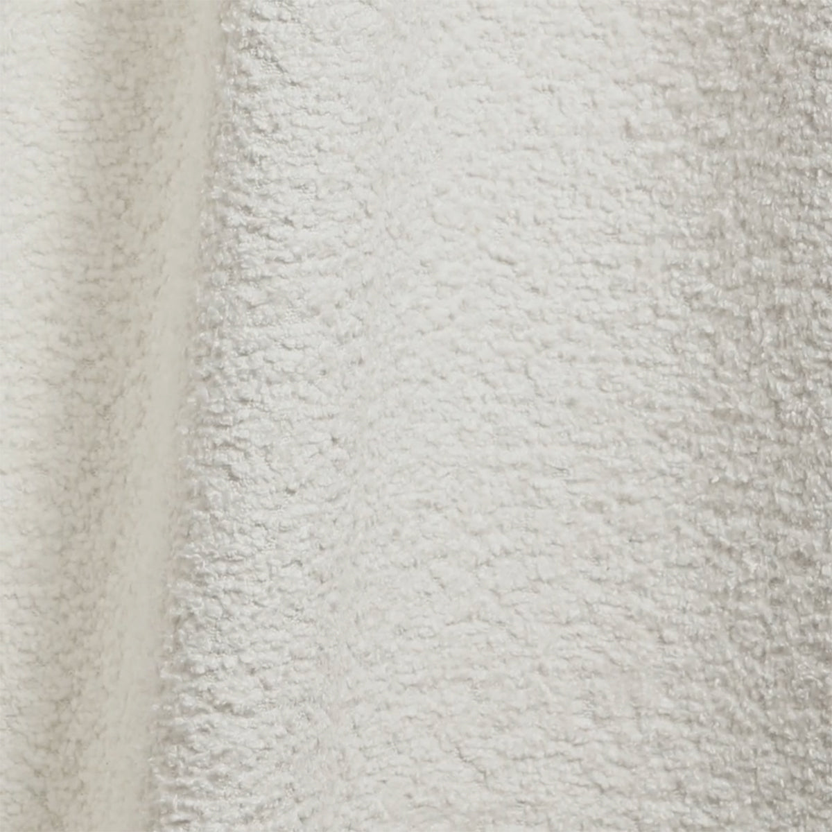 Lit coffre 160x200 sommier inclus Cloud tissu bouclette Blanc - vue 5