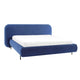 Lit coffre 160x200 sommier inclus Tobias Bleu