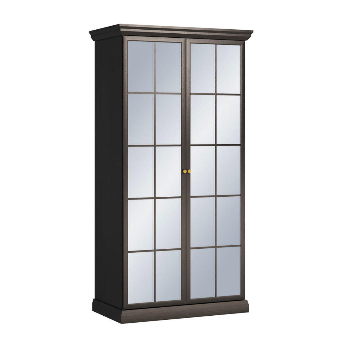 Armoire 2 portes Toja Bois anthracite