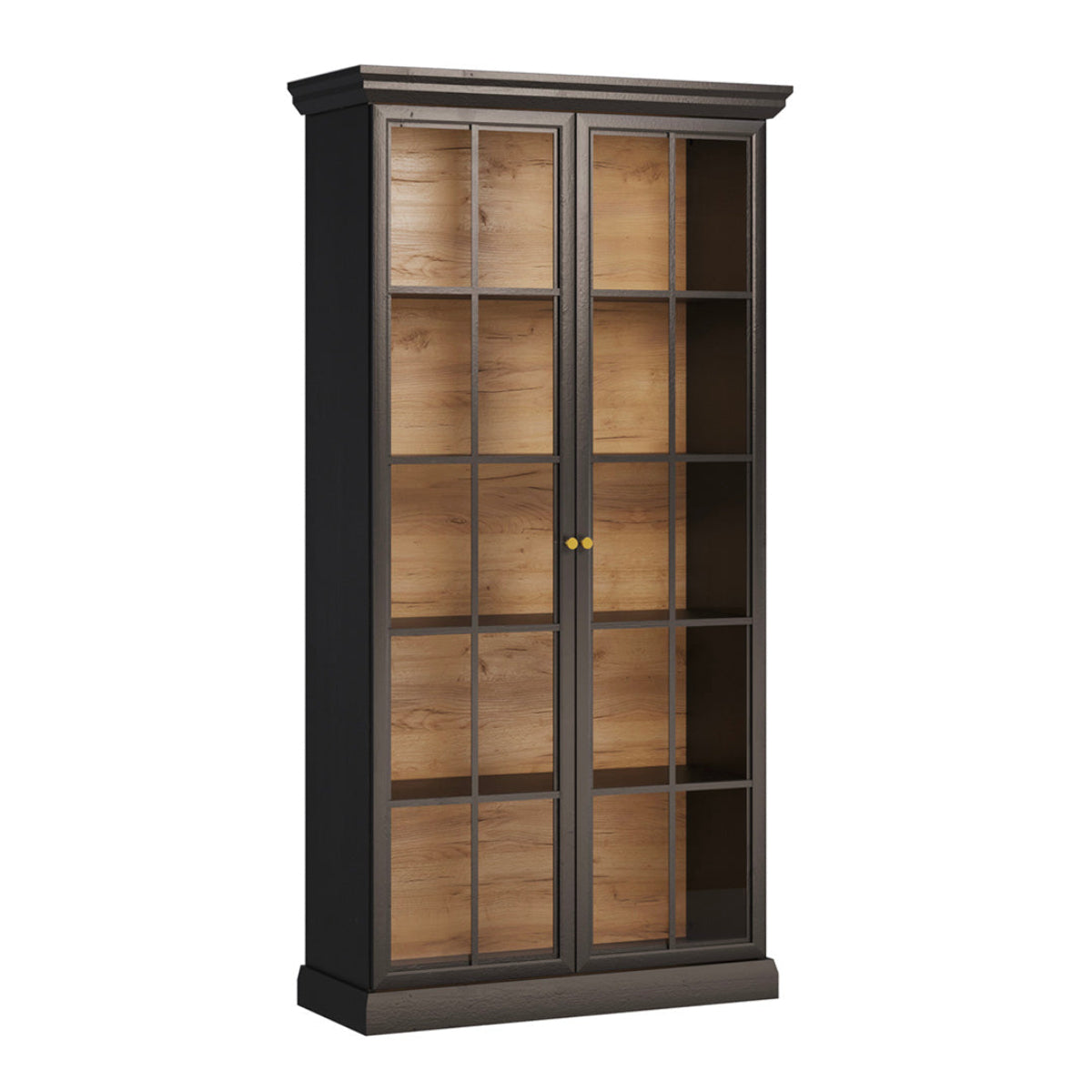 Vaisselier 2 portes Toja Bois anthracite