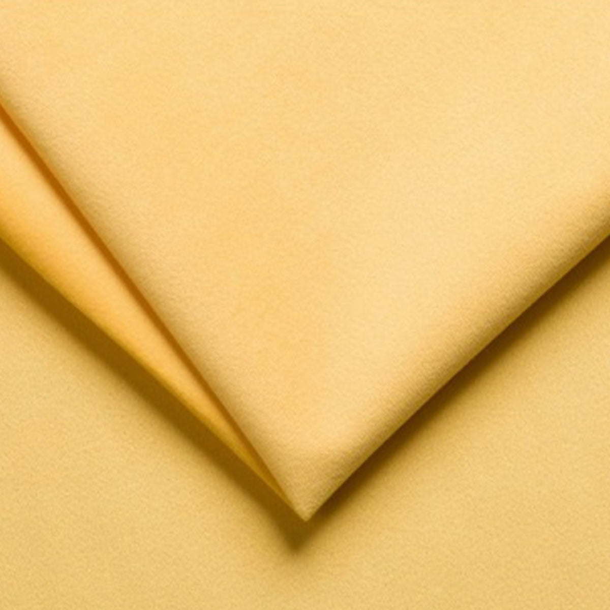 Canapé d'angle convertible droit 4 places Wilson velours Jaune - vue 4
