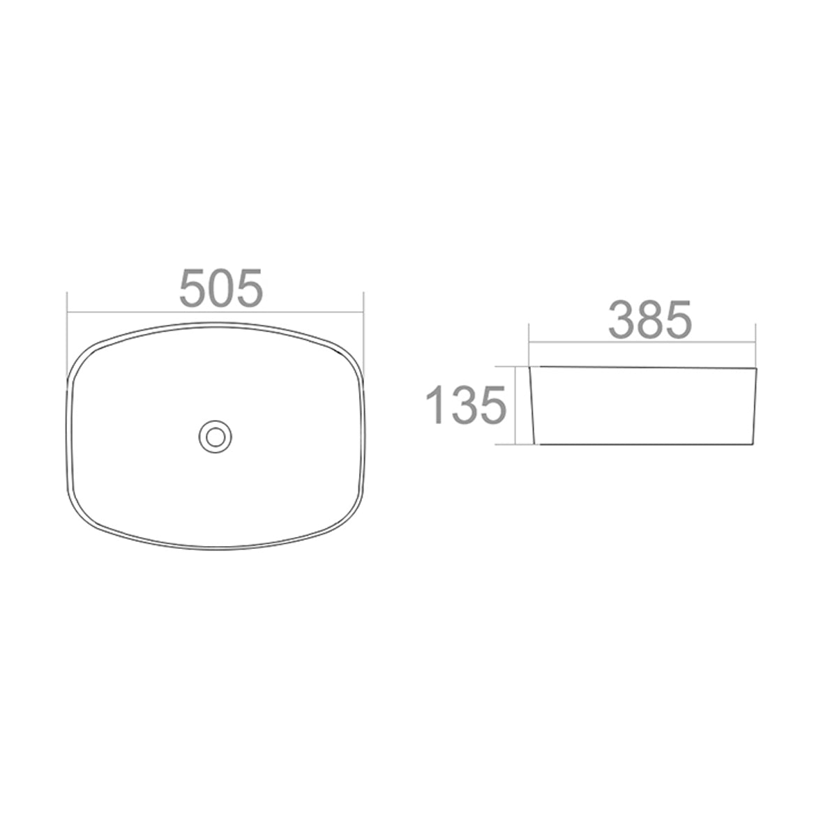 Meuble simple vasque effet pierre 80cm Adriel Cachemire et Bois - vue 6