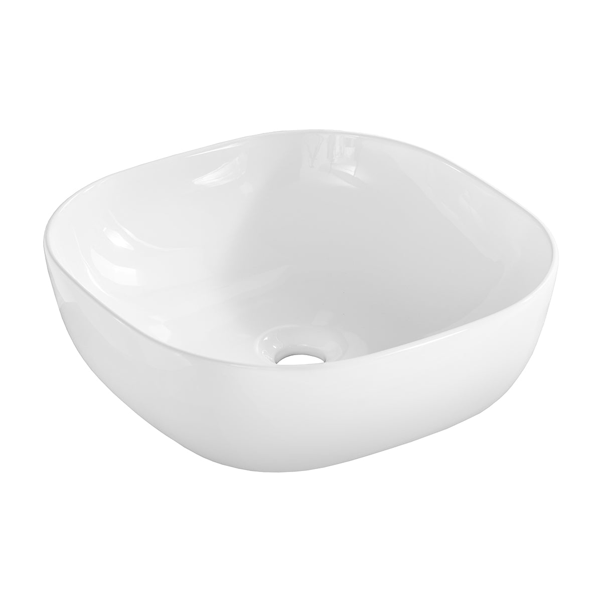 Ensemble meuble simple vasque 80cm 2 niches et colonne April Bois et Blanc - vue 8