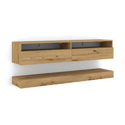 Mur TV 2 portes 160 cm Vega Bois