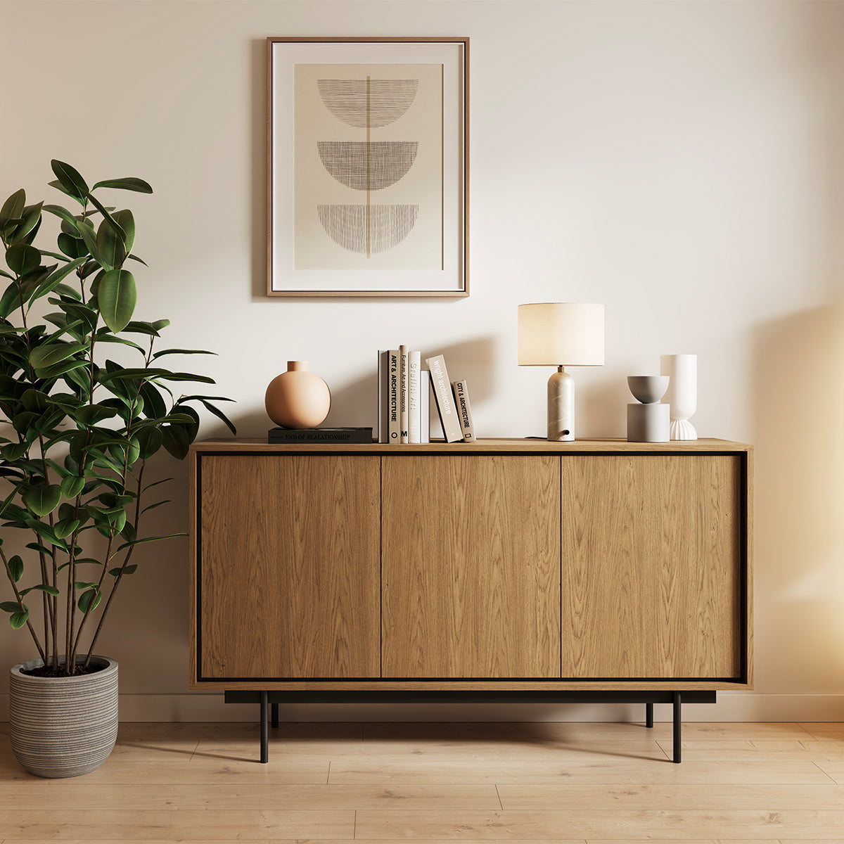 Buffet 3 portes Vidia Bois - vue 2