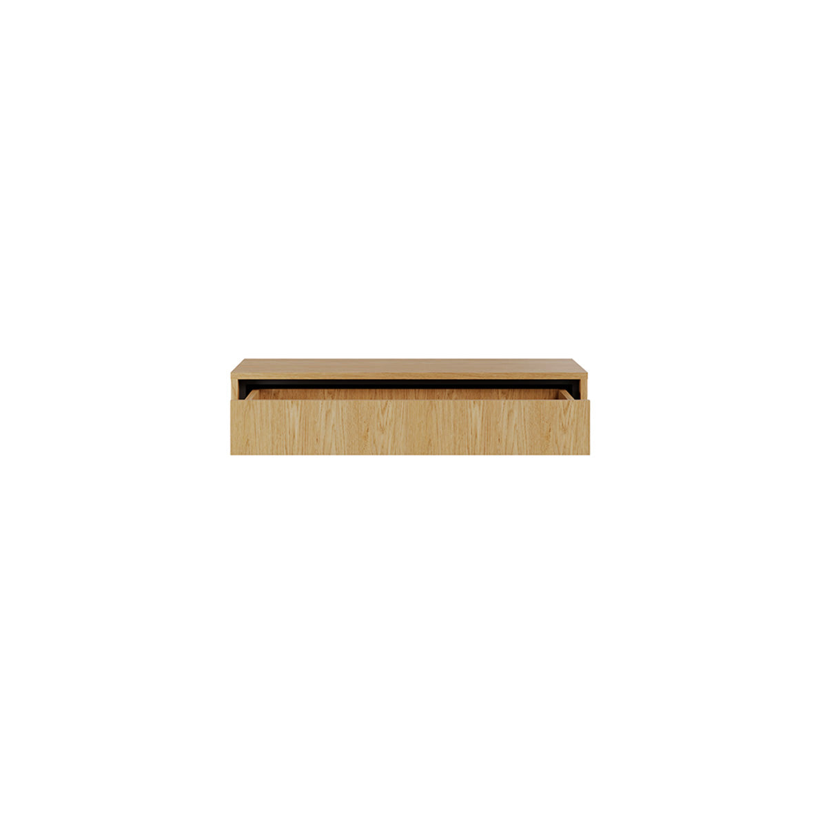 Console coiffeuse murale 1 tiroir Vidia Bois - vue 3