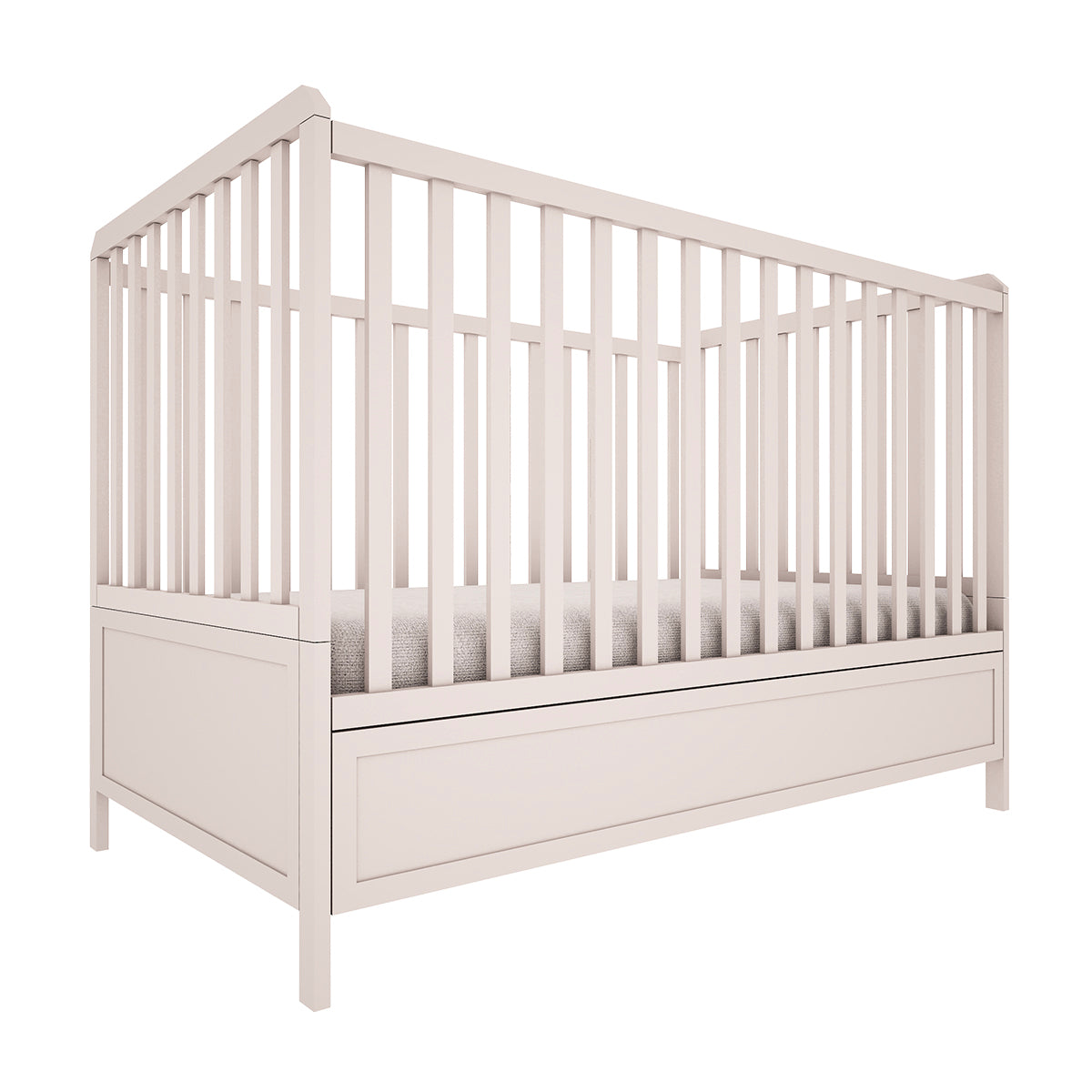 Lit évolutif 70x140 et commode 4 tiroirs Wood Luck Gabriel - Cachemire - vue 4