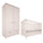 Lit évolutif 70x140 et armoire 2 portes Wood Luck Gabriel - Cachemire