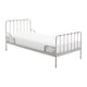 Lit 90x200 Sommier inclus Vipack Alice - Gris