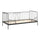 Lit capitaine 90x200 Sommier inclus Vipack Alice - Noir