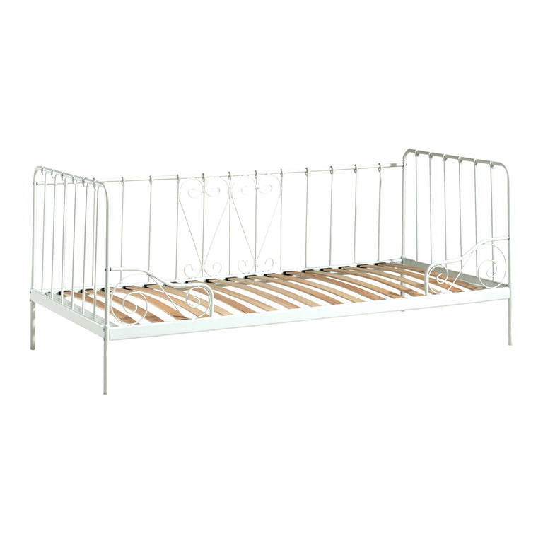 Lit capitaine 90x200 Sommier inclus Vipack Alice - Blanc