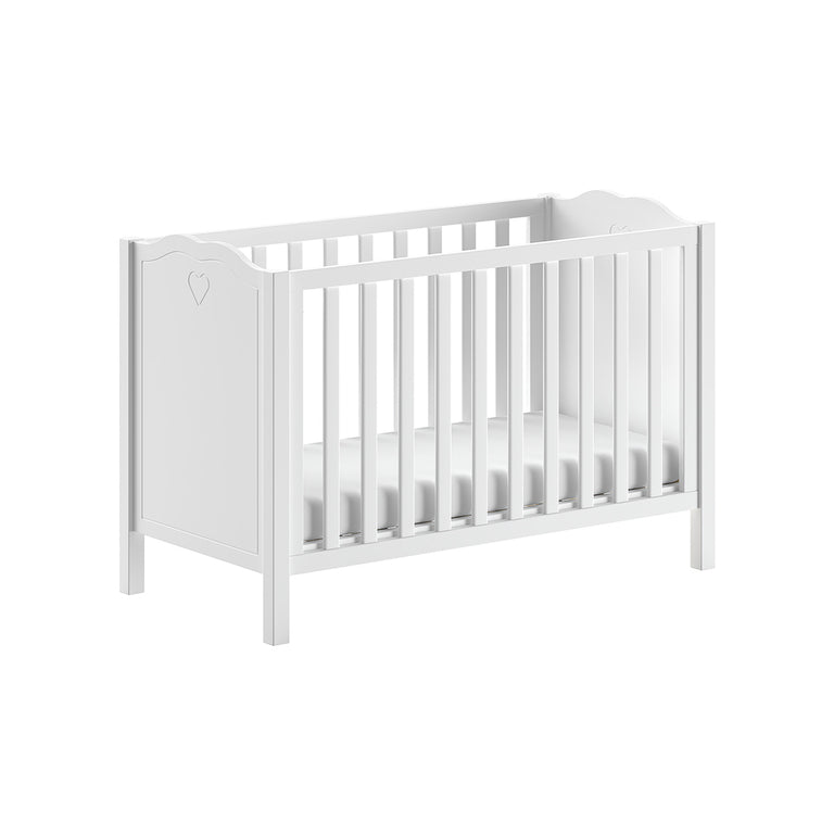 Lit bébé 60x120 Vipack Amori Blanc