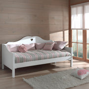 Lit capitaine 90x200 Sommier Inclus Vipack Amori - Blanc - vue 2
