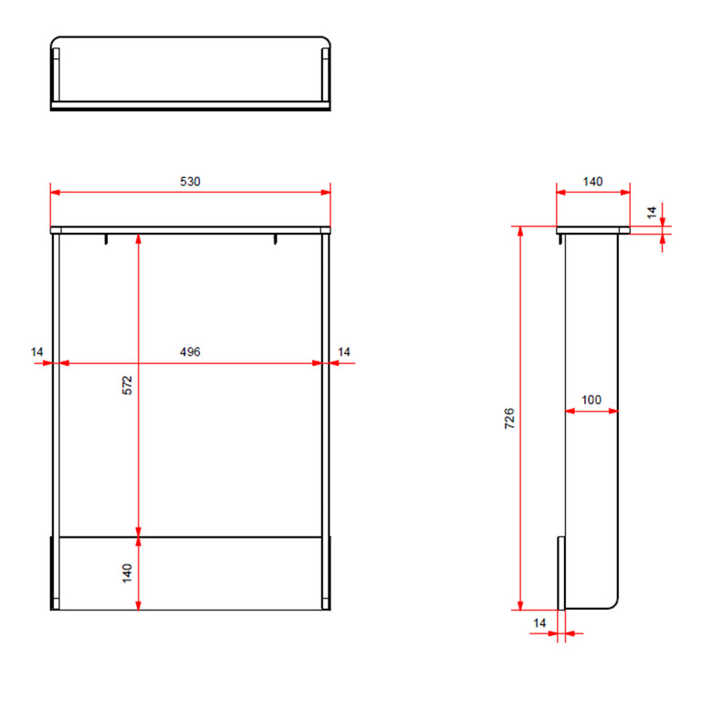 Lit bébé 60x120 et commode à langer Vipack Amori Blanc - vue 8