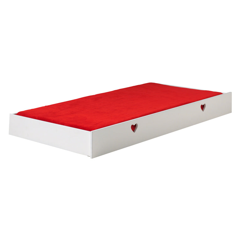 Tiroir de lit Vipack Amori - Blanc